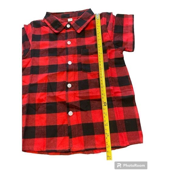 Buffalo plaid‎ shirt for kids - Picture 2 of 5